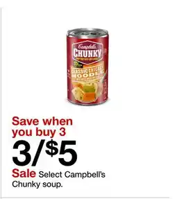 Target Select Campbell's Chunky soup offer