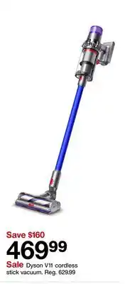 Target Dyson V11 cordless stick vacuum offer