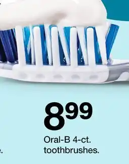 Target Oral-B 4-ct. toothbrushes offer