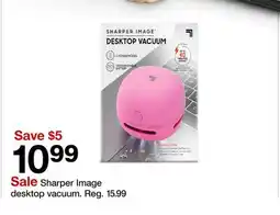 Target Sharper Image desktop vacuum offer