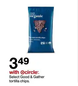 Target Select Good & Gather tortilla chips offer