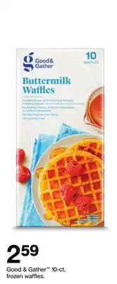 Target Good & Gather 10-ct. frozen waffles offer