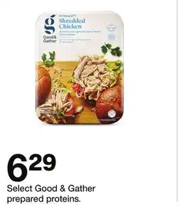 Target Select Good & Gather prepared proteins offer