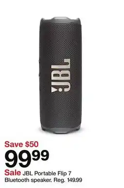 Target JBL Portable Flip 7 Bluetooth speaker offer