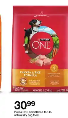 Target Purina ONE SmartBlend 16.5-lb. natural dry dog food offer