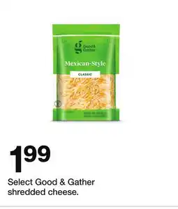 Target Select Good & Gather shredded cheese offer