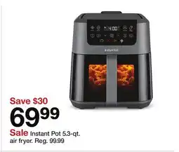 Target Instant Pot 5.3-qt. air fryer offer