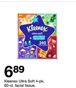 Target Kleenex Ultra Soft 4-pk. 60-ct. facial tissue offer