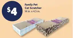 Family Dollar Family Pet Cat Scratcher offer