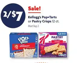 Family Dollar Kellogg's Pop•Tarts Or Pastry Crisps offer