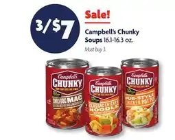 Family Dollar Campbell's Chunky Soups offer