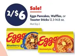 Family Dollar Eggo Pancakes, Waffles, or Toaster Sticks offer