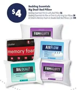 Family Dollar Bedding Essentials Big Deal! Bed Pillow offer