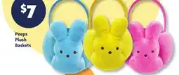 Family Dollar Peeps Plush Baskets offer