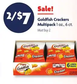 Family Dollar Goldfish Crackers Multipack offer