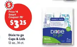 Family Dollar Dixie to go Cups & Lids offer