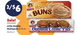 Family Dollar Little Debbie Multipacks offer