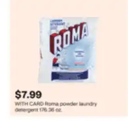 CVS Roma powder laundry detergent offer