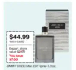 CVS JIMMY CHOO Man EDT spray offer