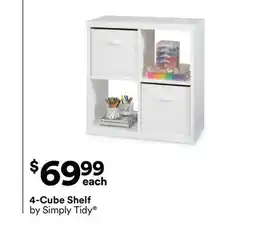 Michaels 4-Cube Shelf by Simply Tidy offer