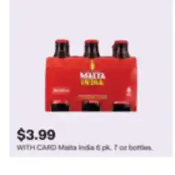 CVS Malta India 6 pk. 7 oz bottles offer
