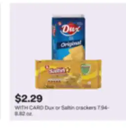 CVS Dux or SaltΓn crackers offer