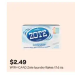 CVS Zote laundry flakes offer