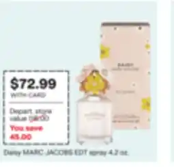 CVS Daisy MARC JACOBS EDT spray offer