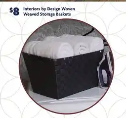 Family Dollar Interiors by Design Woven Weaved Storage Baskets offer