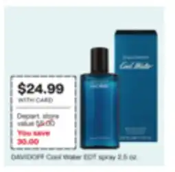 CVS DAVIDOFF Cool Water EDT spray offer