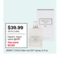 CVS JIMMY CHOO Man Ice EDT spray offer