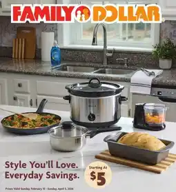 Family Dollar Style You'll Love Everyday Savings offer