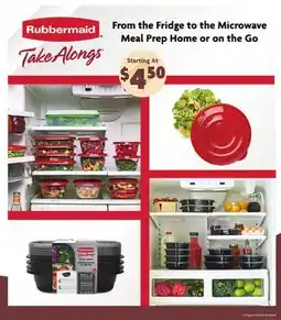 Family Dollar Rubbermaid From the Fridge to the Microwave Meal Prep Home or on the Go offer