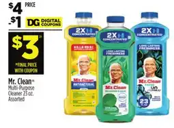 Dollar General Mr. Clean Multi-Purpose Cleaner offer