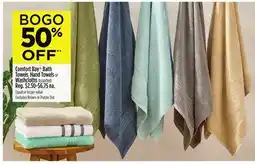 Dollar General Comfort Bay Bath Towels, Hand Towels or Washcloths offer