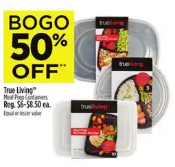 Dollar General True Living TM Meal Prep Containers offer