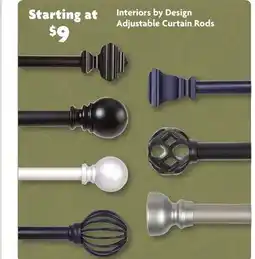 Family Dollar Interiors by Design Adjustable Curtain Rods offer