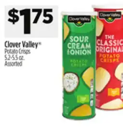 Dollar General Clover Valley Potato Crisps offer