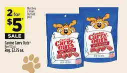 Dollar General Canine Carry Outs Beef offer