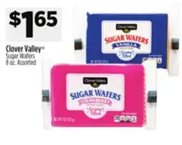 Dollar General Clover Valley Sugar Wafers offer