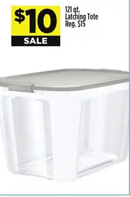 Dollar General 121 qt. Latching Tote offer