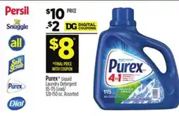 Dollar General Purex Liquid Laundry Detergent offer