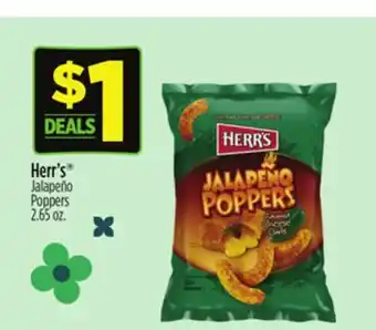 Dollar General Herr's Jalapeño Poppers 2.65 oz offer