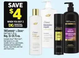 Dollar General TRESemmé or Dove offer