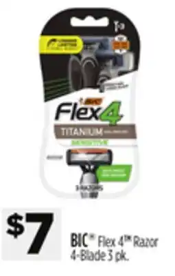 Dollar General BIC Flex 4 TM Razor 4-Blade offer