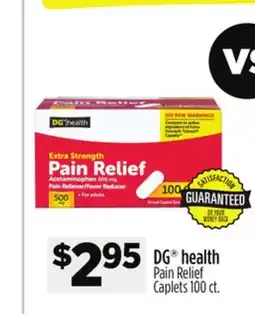 Dollar General DG health Pain Relief Caplets offer