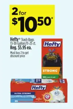 Dollar General Hefty Trash Bags offer