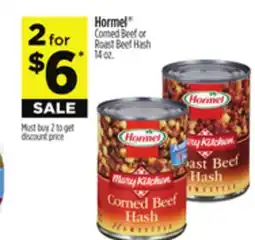 Dollar General Hormel Corned Beef or Roast Beef Hash offer