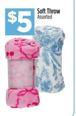 Dollar General Soft Throw offer