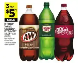 Dollar General Dr Pepper , Sunkist , Canada Dry , RC Cola, 7UP or A & W offer